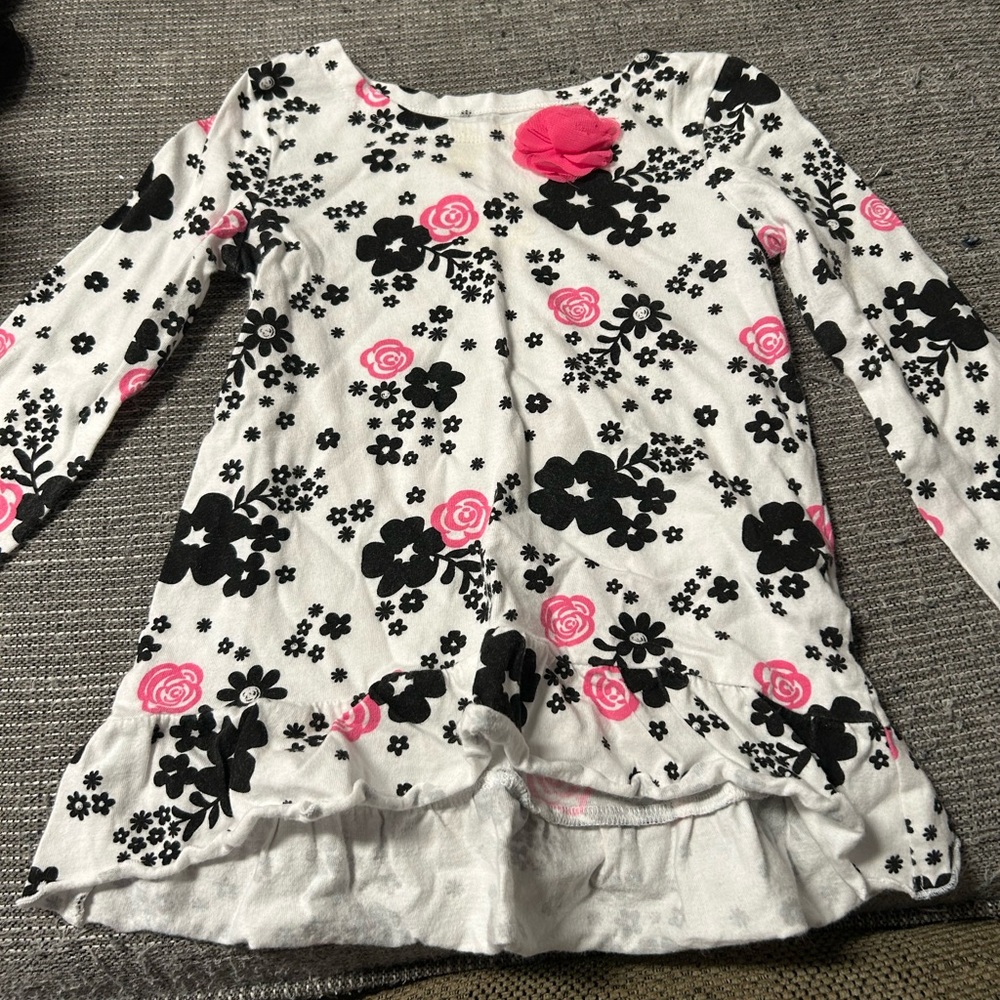 Jumping Beans Black, White & Pink Dress